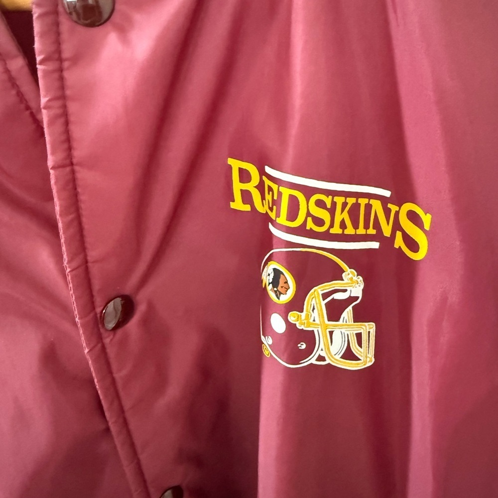 Washington Redskins Snap Button Front Size M Ligh… - image 5